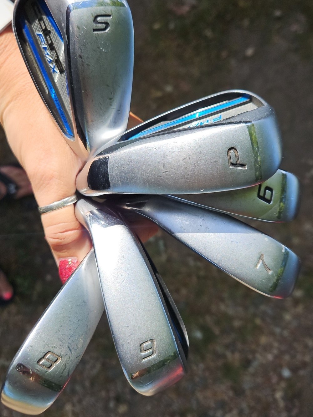 King Cobra Silver & Blue Men's Golf Iron Set - Pack of Clubs